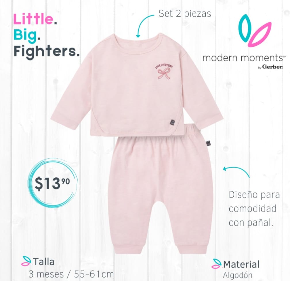 Set 2 piezas Modern Moments / 3 meses