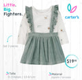 Vestido 2 piezas Carter's / 3 meses