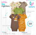 Set 5 bodies Carter´s / 6 meses