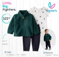 Set 3 piezas Carter´s / 12 meses