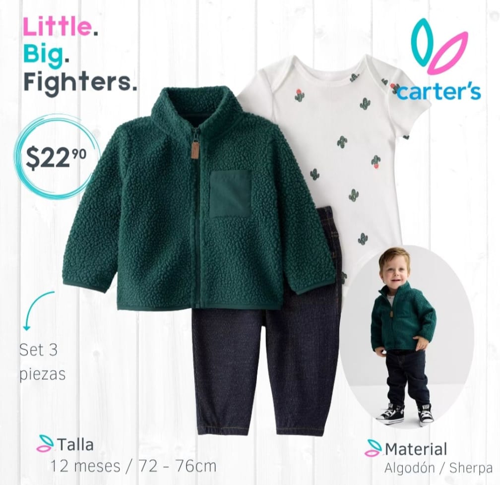 Set 3 piezas Carter´s / 12 meses