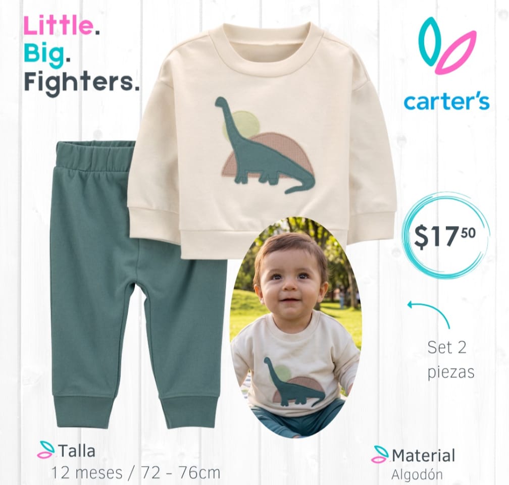 Set 2 piezas Carter´s / 12 meses