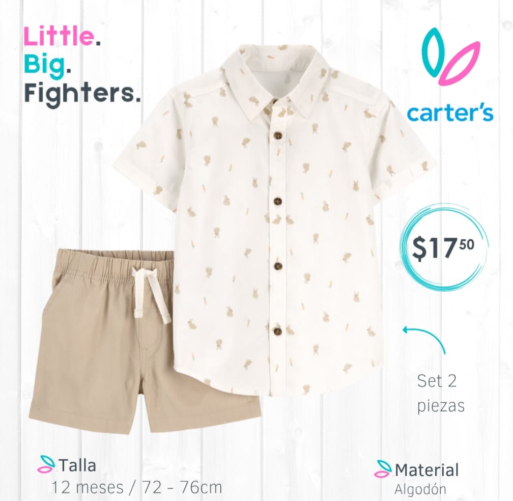 Set 2 piezas Carter´s / 12 meses