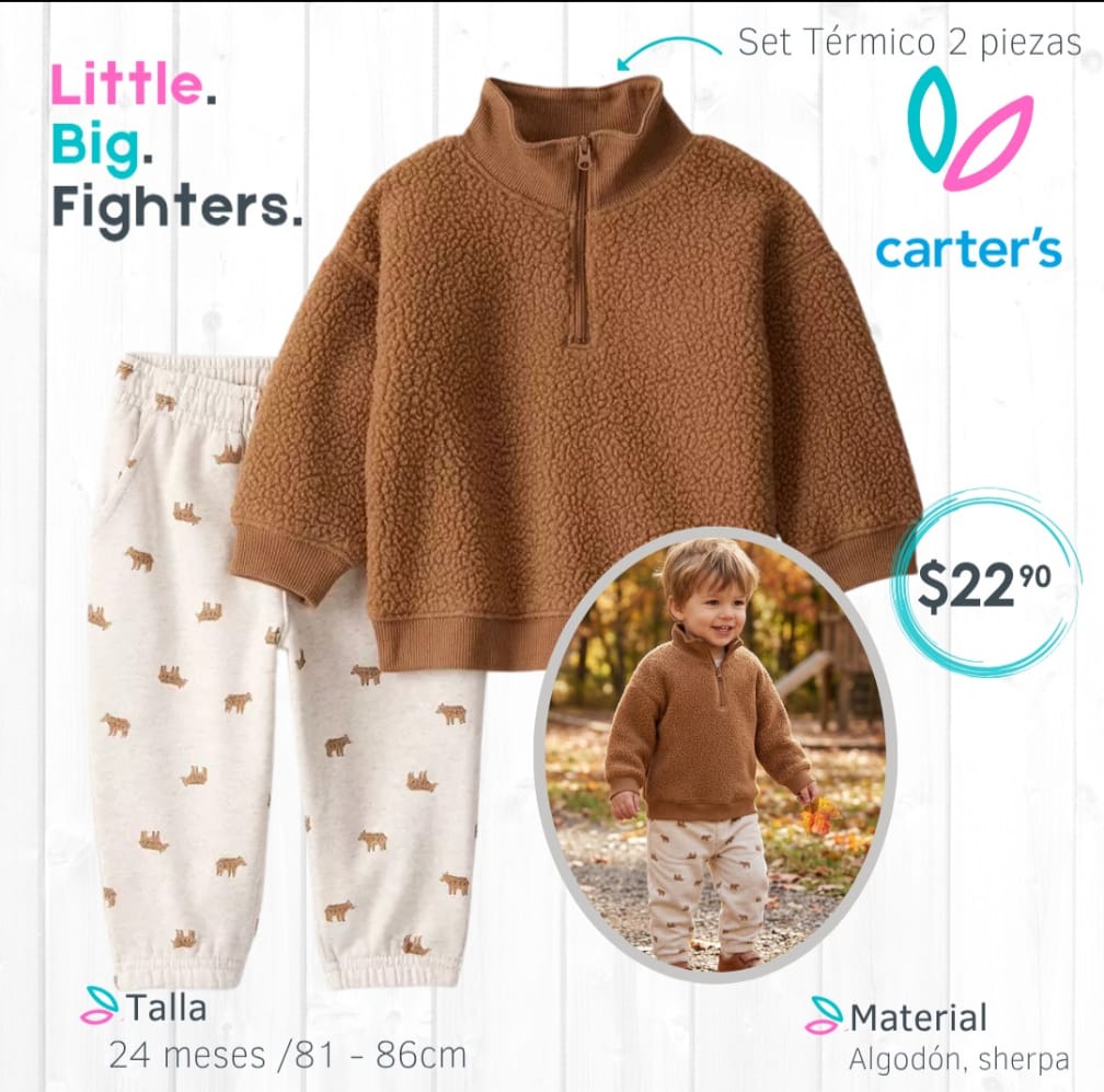 Set 2 piezas Carter's / 24 meses