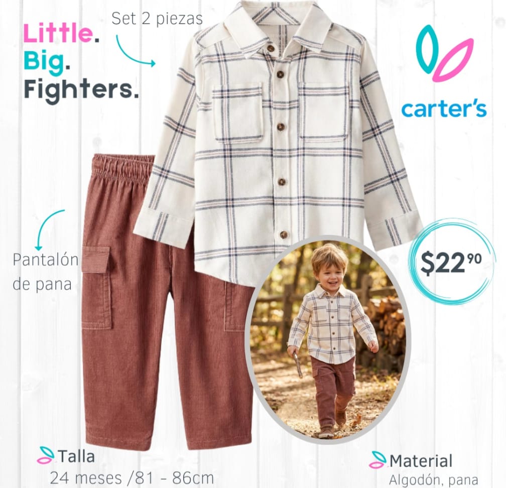 Set 2 piezas Carter's / 24 meses