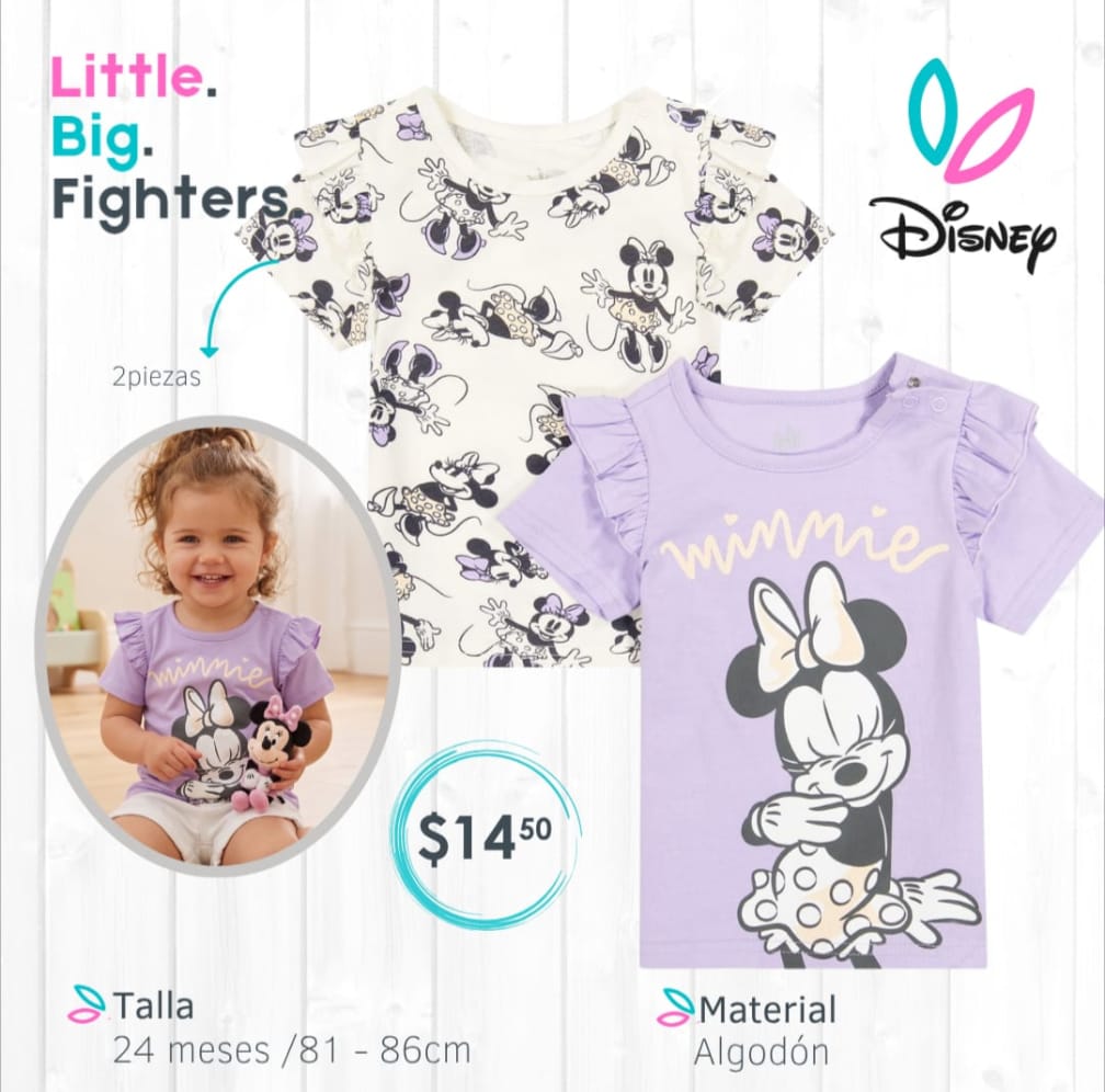 Set 2 camisetas Disney / 24 meses