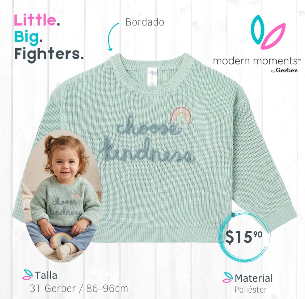 Chompa Punto Gerber - Modern Moments / 3T