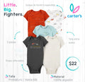 Set 5 bodies Carter's / Prematuro