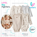 Set 4 bodies Carter's / 3 meses