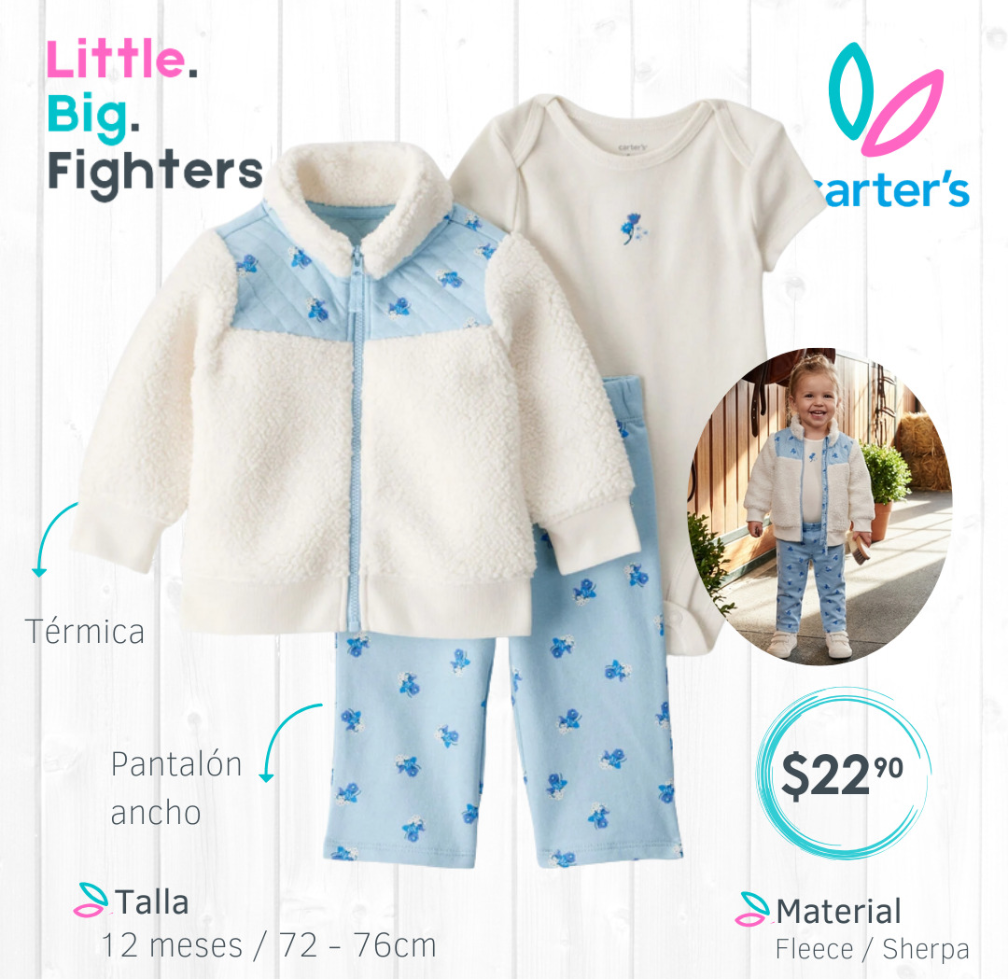 Set 3 piezas Carter's / 12 meses